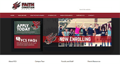 Desktop Screenshot of faith-christian.org